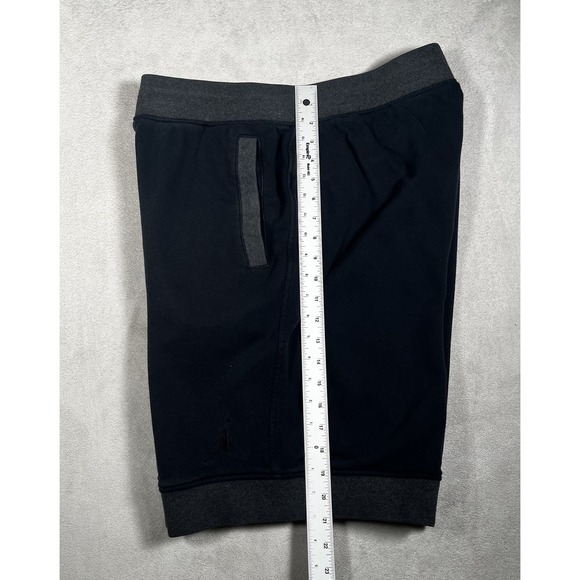 VTG Jordan Sweat Shorts Men's XL Black Jumpman Fleece Basketball Comfort Lounge - Picture 12 of 12